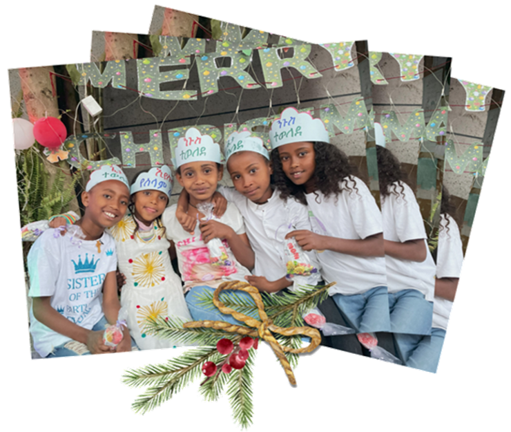 Hope for Korah Christmas cards with Ethiopian children