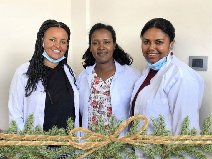 Ethiopian nurses working with Hope for Korah